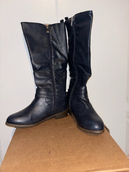 Journee Collection Shoes - Journee Collection 'Ivie' Women's Knee-High Riding Boots – Navy, Size 7 (NIB)